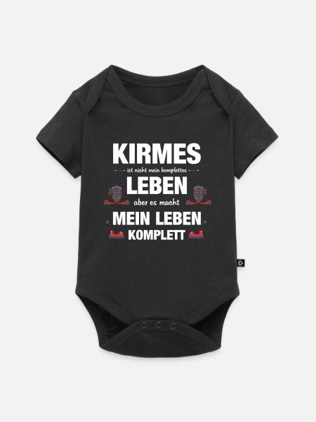Schausteller Kirmes Vergnügungspark Geschenk - Baby Premium Kurzarmbody - Schwarz