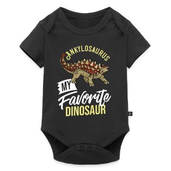 Ankylosaurus Dinosaur Gift Dino Fossil - Baby Premium short-sleeve bodysuit - black - Front