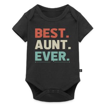 Best Aunt Ever, Aunt Gift, Aunt TShirt, Aunt Shirt - Baby Premium short-sleeve bodysuit - black - Front