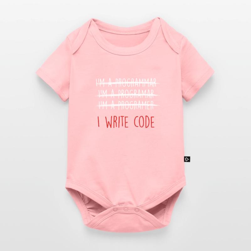 J'écris un cadeau de programmation de programmeur de codeur de code Body à manches courtes Premium Bébé