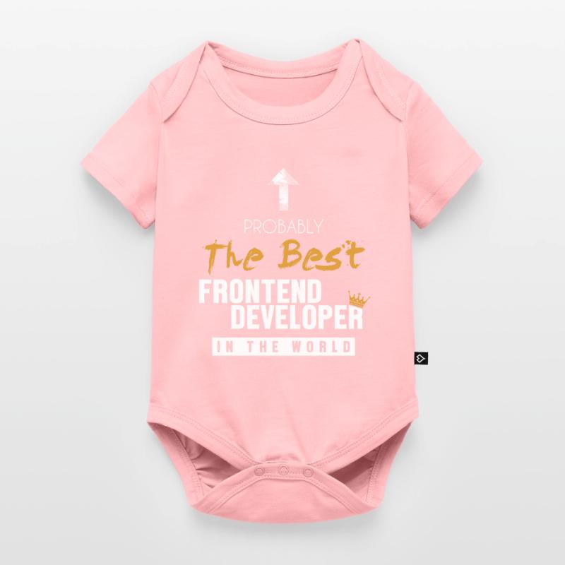 Best Frontend Developer World Developer Coder Body à manches courtes Premium Bébé