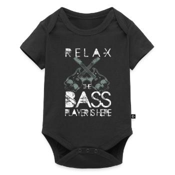 Bassiste bassiste bassiste EADG - Body à manches courtes Premium Bébé - noir - Devant