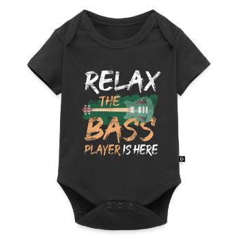 Bassiste bassiste bassiste EADG - Body à manches courtes Premium Bébé - noir - Devant