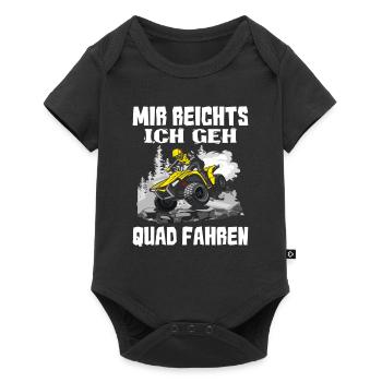 Quad Mir Reichts Ich Geh Quad Fahren - Baby Premium Kurzarmbody - Schwarz - Vorne