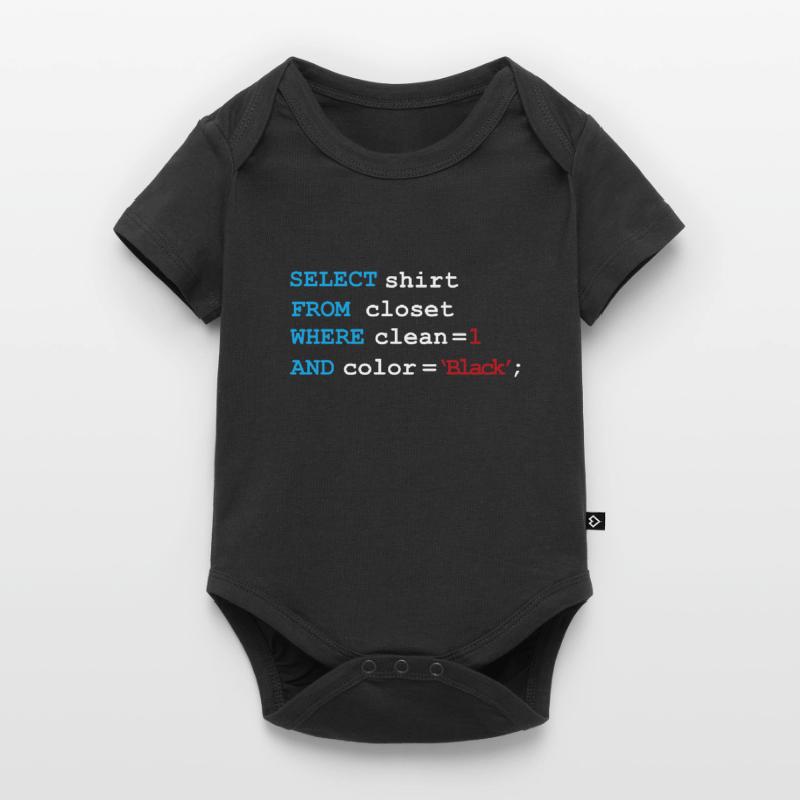 Développeur Devops matin routine SQL Select Body à manches courtes Premium Bébé