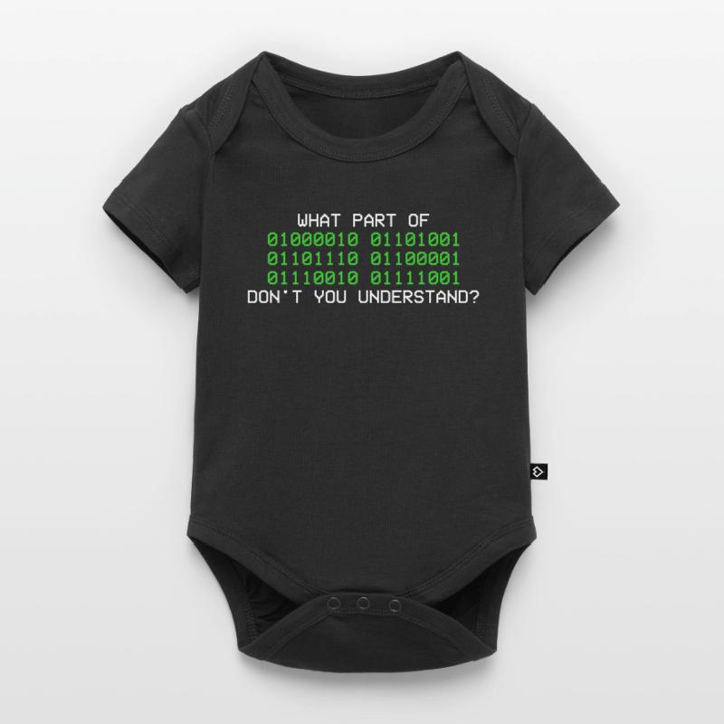 Binary code programmer informatics binary Baby Premium short-sleeve bodysuit