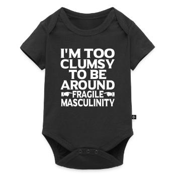 Cadeau féministe féministe féministe - Body à manches courtes Premium Bébé - noir - Devant