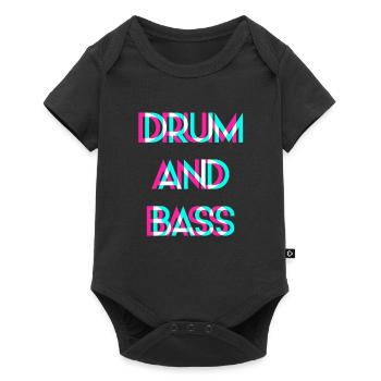 Drum And Bass Rave Festival EDM Raver DJ Musique - Body à manches courtes Premium Bébé - noir - Devant