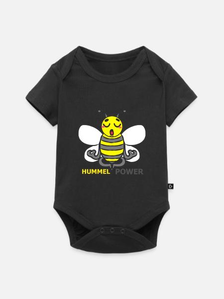 HUMMEL - Baby Premium Kurzarmbody - Schwarz