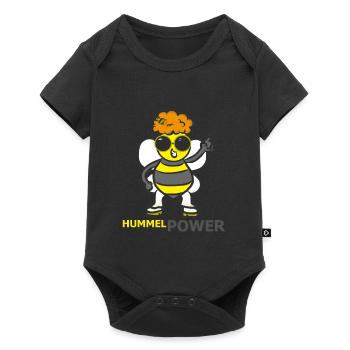 HUMMEL - Baby Premium Kurzarmbody - Schwarz - Vorne