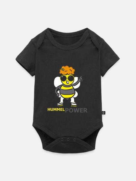 HUMMEL - Baby Premium Kurzarmbody - Schwarz