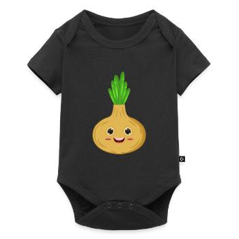 oignon - Body à manches courtes Premium Bébé - noir - Devant