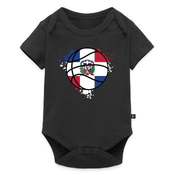 Dominican Republic Basketball Team - DOMINICAN REP - Baby Premium short-sleeve bodysuit - black - Front