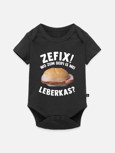 Leberkas Bayern leberkäse bayrisch fleischkäse - Baby Premium Kurzarmbody - Schwarz