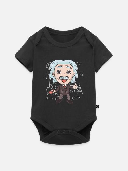 Lustiges Physiker & Wissenschaftler Geschenk - Baby Premium Kurzarmbody - Schwarz