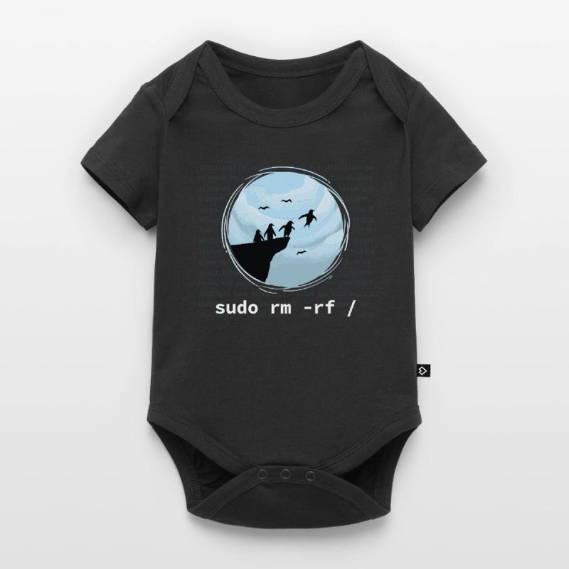 Programmer Sudo RM RF Funny Baby Premium short-sleeve bodysuit