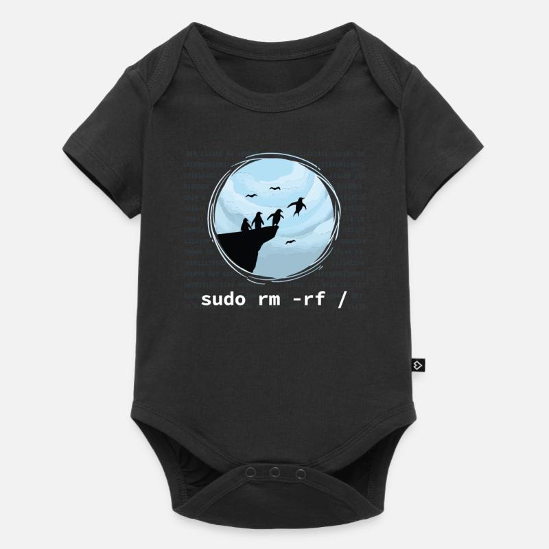 Programmierer Sudo RM RF Lustig - Baby Premium Kurzarmbody - Schwarz