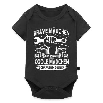Kfz Mechanikerin Spruch Kfz-Mechatronikerin - Baby Premium Kurzarmbody - Schwarz - Vorne