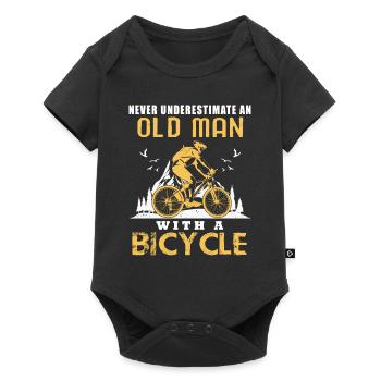 Bicycle Biking Biking Biker Cycling Bicycle - Baby Premium short-sleeve bodysuit - black - Front