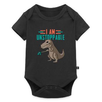 Dino - Body à manches courtes Premium Bébé - noir - Devant