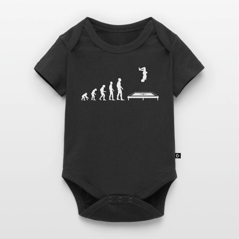 Cadeau d'évolution de saut de trampoline Body à manches courtes Premium Bébé