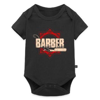 Profession de coiffeur barbe barbe porteur barbe soins - Body à manches courtes Premium Bébé - noir - Devant