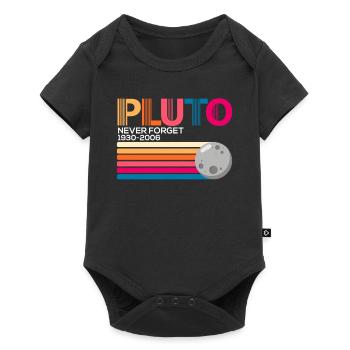 Pluto Never Forget - Baby Premium short-sleeve bodysuit - black - Front