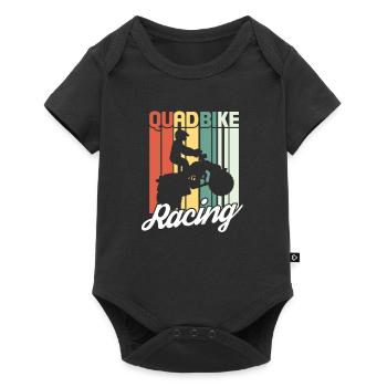 Quad - Body à manches courtes Premium Bébé - noir - Devant