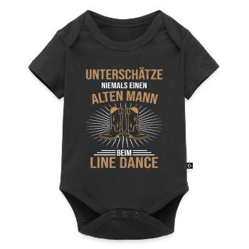 Line Linedance - Body à manches courtes Premium Bébé - noir - Devant
