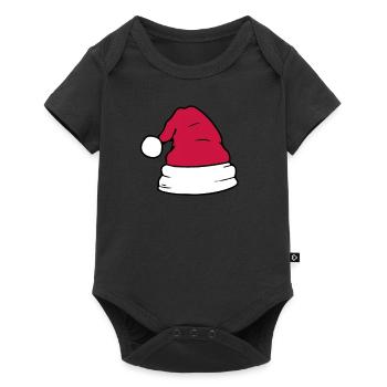 Santa hat - Baby Premium short-sleeve bodysuit - black - Front