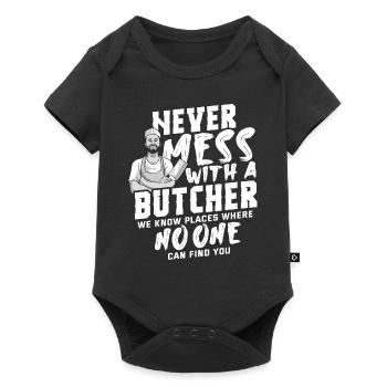 Boucher - Body à manches courtes Premium Bébé - noir - Devant