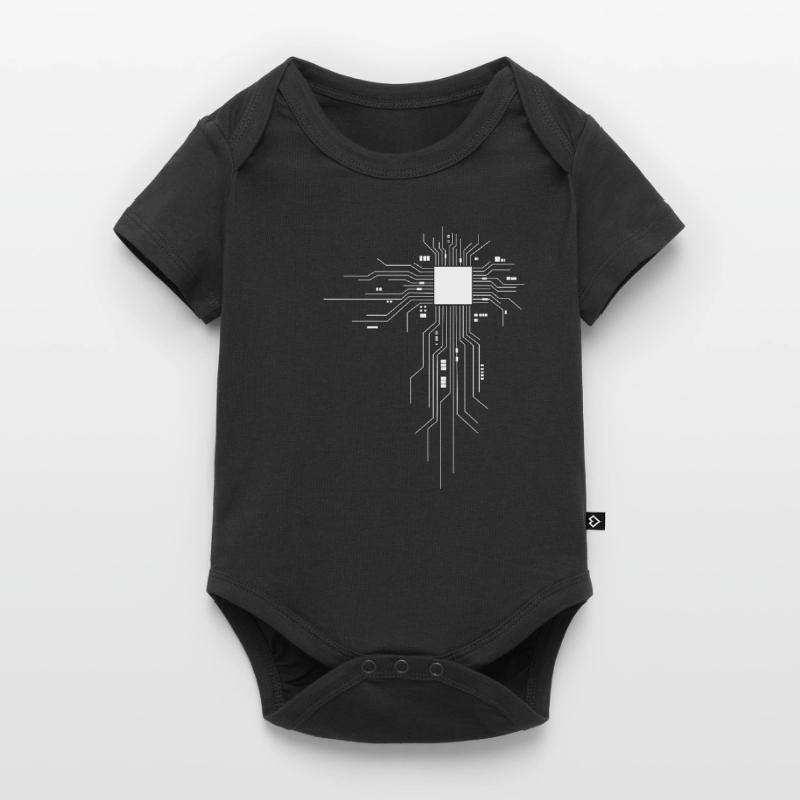 Computer scientist design for a computer nerd Baby Premium short-sleeve bodysuit