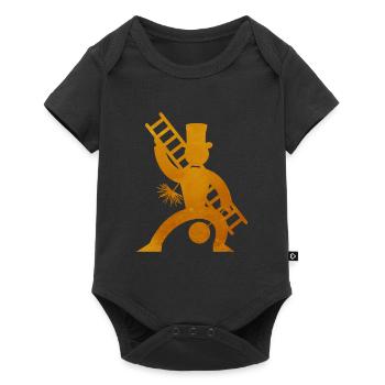 Schornsteinfeger - Baby Premium Kurzarmbody - Schwarz - Vorne