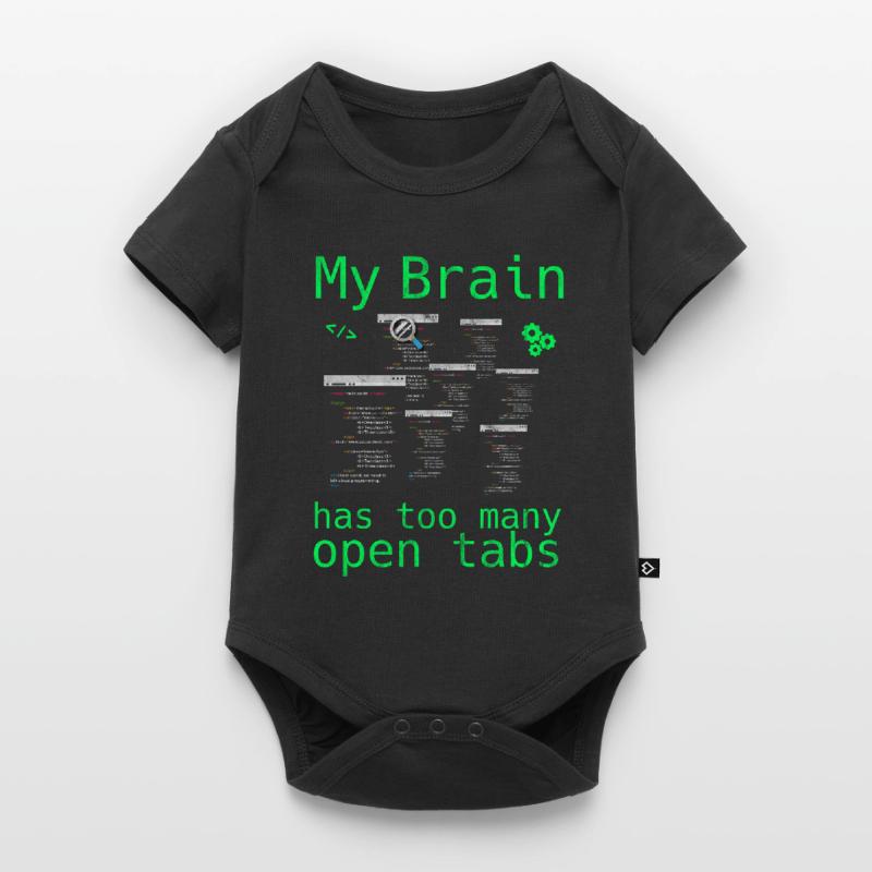 Computer Science Hacker Programmer Binary Pc Computer Baby Premium short-sleeve bodysuit