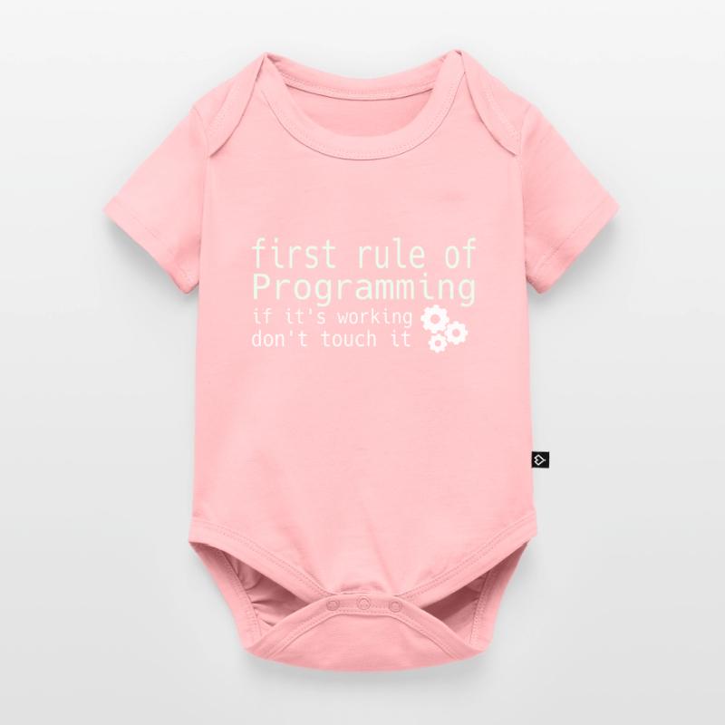 Computer Science Hacker Programmer Binary Pc Computer Baby Premium short-sleeve bodysuit