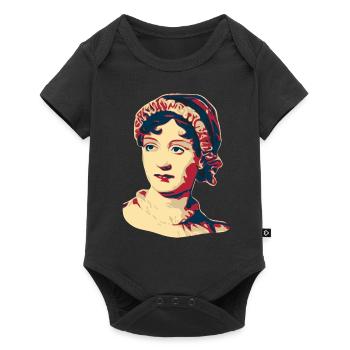 Jane Austen - Body à manches courtes Premium Bébé - noir - Devant