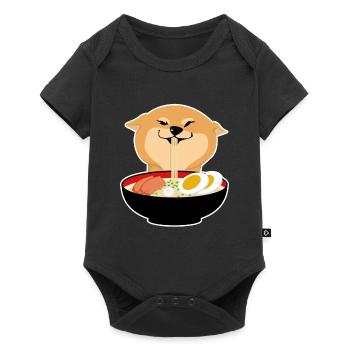 Ramen Crazy Shiba Dog Japanese Noodle Ramen - Baby Premium short-sleeve bodysuit - black - Front