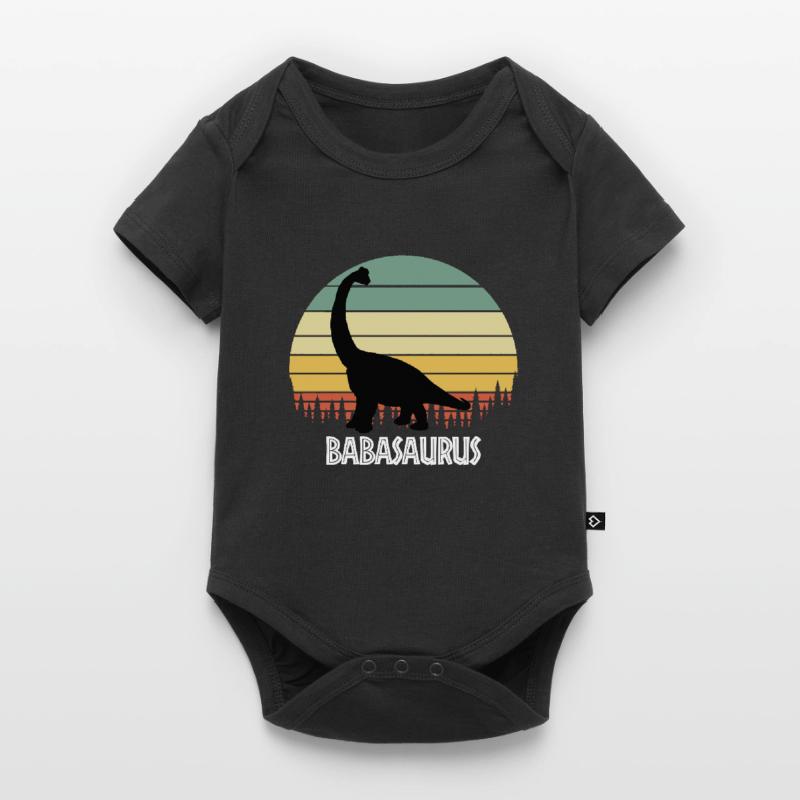 BABASAURUS BABA SAURUS BABA DINOSAUR Baby Premium Kurzarmbody