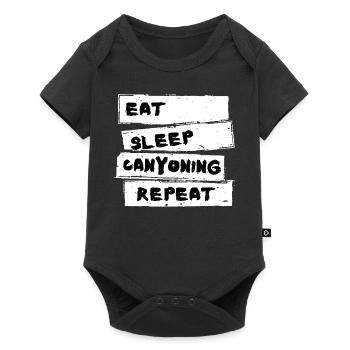 Canyoning - sport tea - Baby Premium short-sleeve bodysuit - black - Front