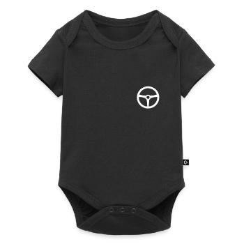The steering wheel - Baby Premium short-sleeve bodysuit - black - Front