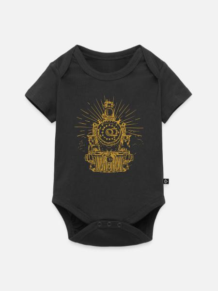 Zug - Baby Premium Kurzarmbody - Schwarz
