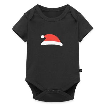 père Noël - Body à manches courtes Premium Bébé - noir - Devant