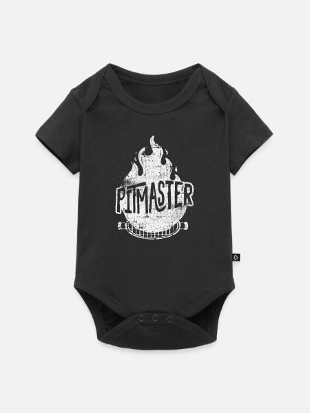Grillen Grill - Baby Premium Kurzarmbody - Schwarz