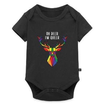 LGBT Design für eine Homosexuell - Baby Premium Kurzarmbody - Schwarz - Vorne