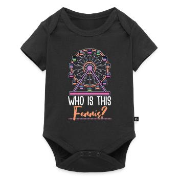 Idée cadeau grande roue - Body à manches courtes Premium Bébé - noir - Devant