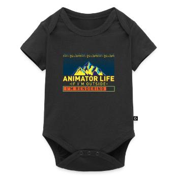 Animateur vie Animation Visual Artist Rendering - Body à manches courtes Premium Bébé - noir - Devant