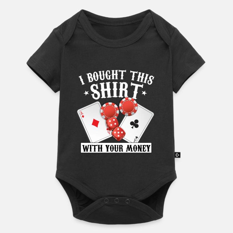 poker - Body à manches courtes Premium Bébé - noir