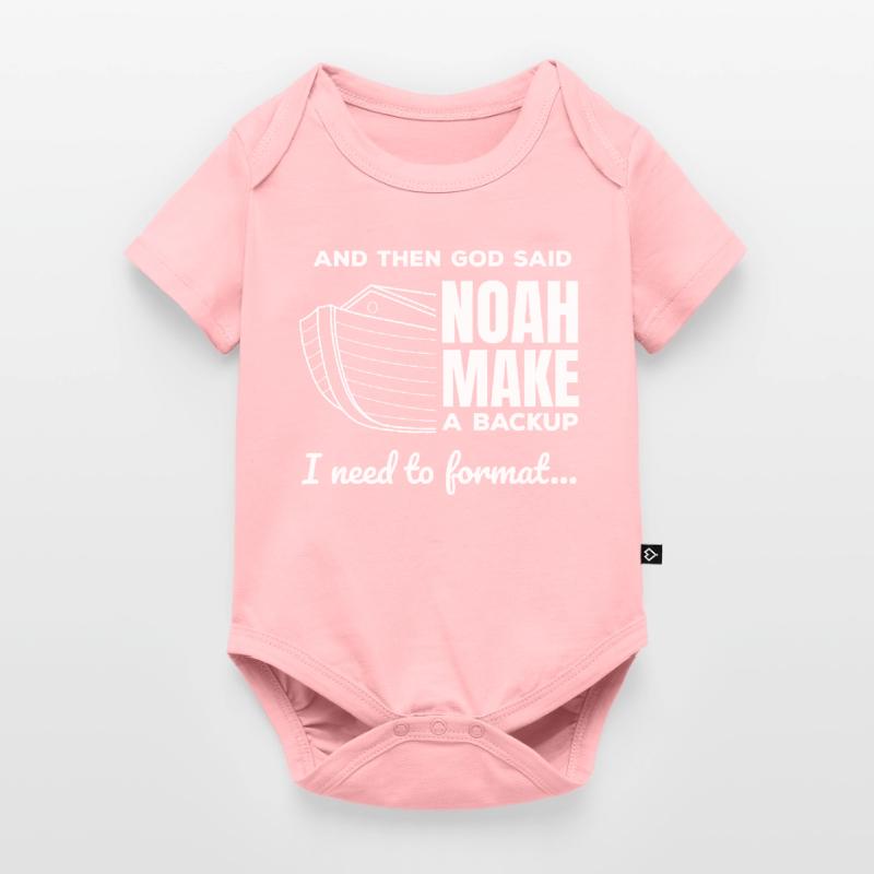 Christian Programmer Data Science Coder Jesus Baby Premium short-sleeve bodysuit