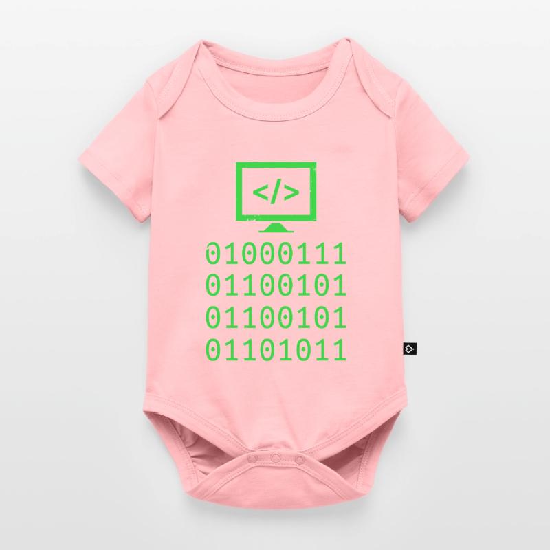 Programming Binary Code Coding Gift Baby Premium short-sleeve bodysuit