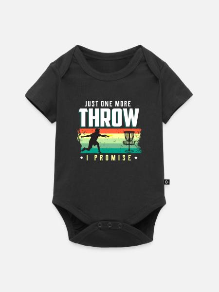 Frisbee - Baby Premium Kurzarmbody - Schwarz